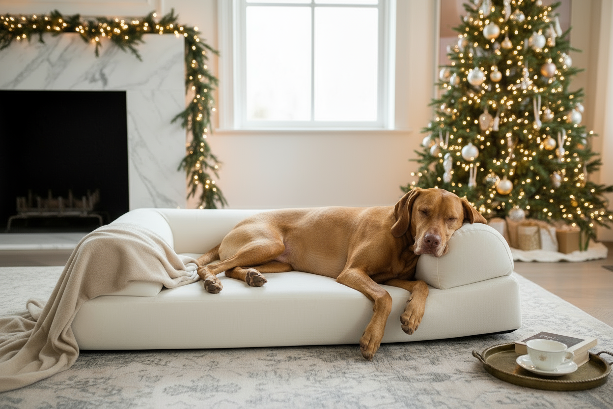 avec une ambiance de noel